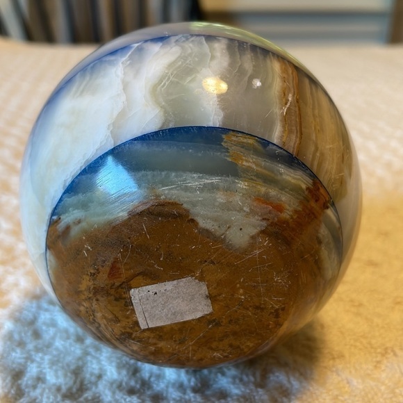 𝅺Marble Sphere Ball Natural Coloring Paperweight - Picture 5 of 6